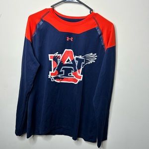 Auburn Tigers Long Sleeve T-Shirt Under Armour Heatgear NCAA Collegiate